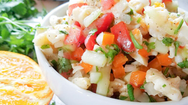 Conch Salad Recipe - Miss June's - Nevis Island