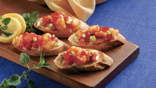 Shrimp Bruschetta Recipe - Gallipot Restaurant - Nevis