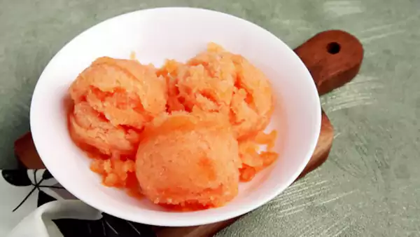 Papaya and Lime Sorbet Recipe