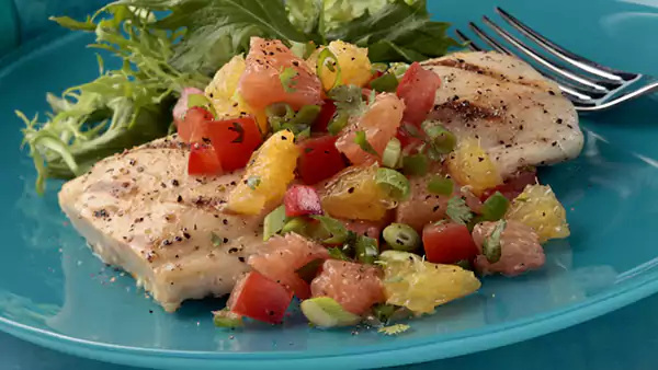 Mahi Mahi With Orange and Grapefruit Sauce