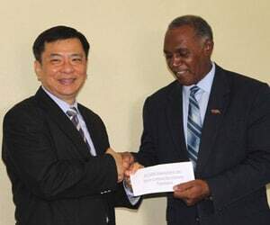 Ambassador Chiou Donates