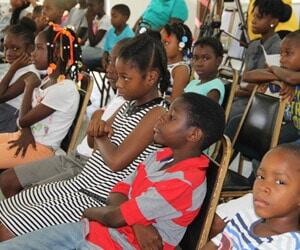 Nevis Children At Library