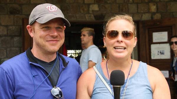 American Tourists Visit Nevis Island