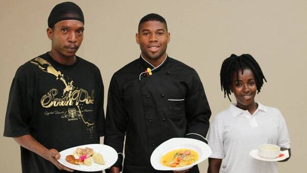 Chef Monrose With The Winning Yam Recipe