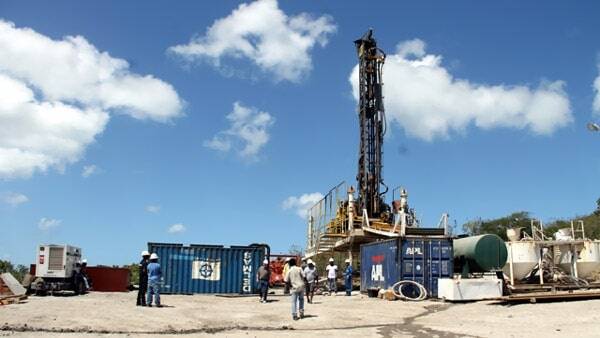 Geothermal Drilling Site in Hamilton, Nevis