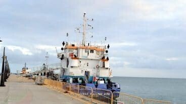 Ship Used For Sea Breaking Ceremony