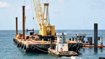 St. Kitts - Nevis' 2nd Cruise Pier Construction