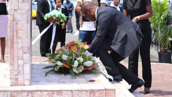 Wreath Laying - MV Christena Memorial