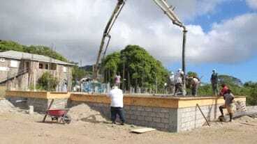 Gingerland Cultural Centre Construction