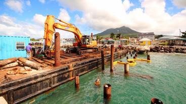 Charlestown Pier Refurbishment Work Continues