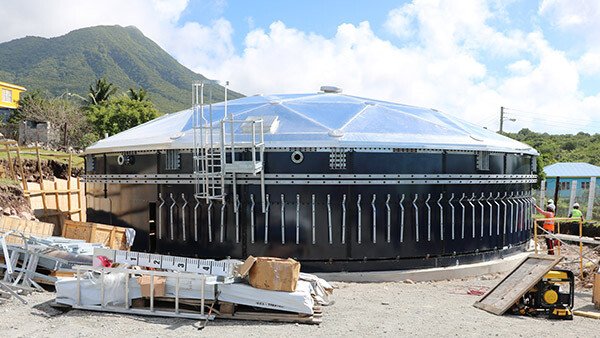 Nevis Expands Water Storage Solutions