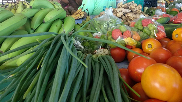 Nevis Market - Fresh Vegetables