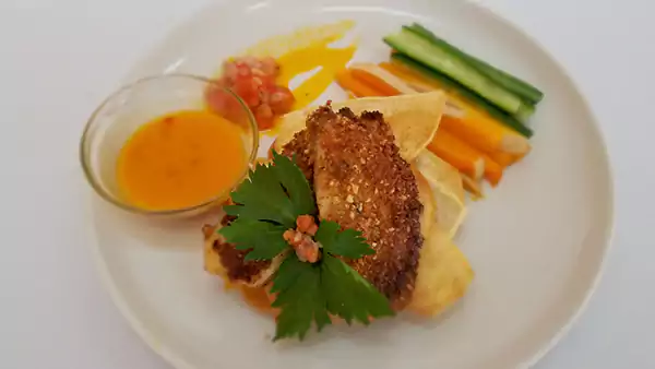 Almond Encrusted Tilapia - Seafood Competition