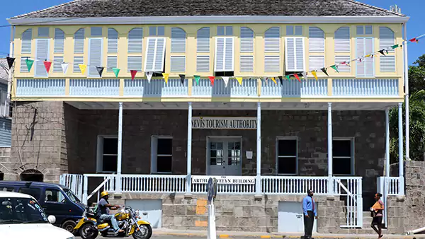 Nevis Tourism Authority Building In Charlestown