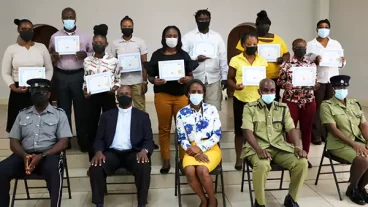 Participants In Covid-19 Security Training