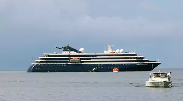 MS World Navigator Off Nevis