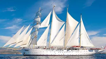 Star Flyer Cruise Ship Off Nevis