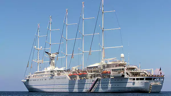 Club Med 2 Cruise Ship Off Nevis