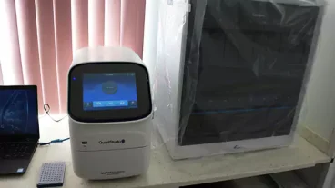PCR Testing Machines At Nevis Hospital