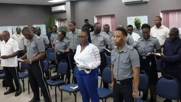 Nevis Police Officers