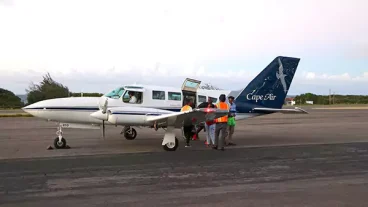 Cape Air Plane In Nevis