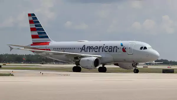 American Airlines Plane - St. Kitts - Nevis.