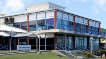 Vance W. Amory International Airport at Newcastle, Nevis.