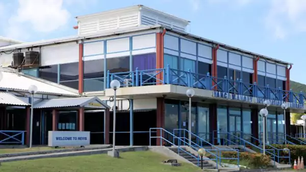 Vance W. Amory International Airport at Newcastle, Nevis.