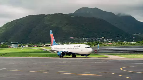 Delta Flight from New York To St. Kitts.