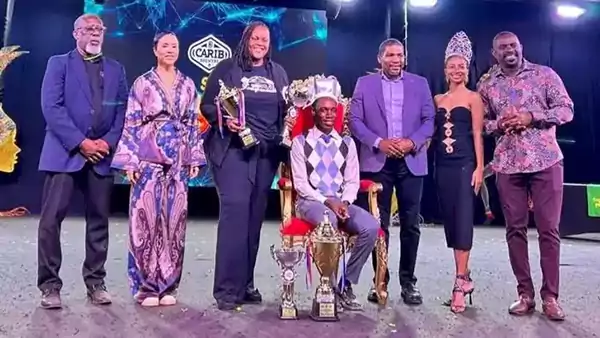 King Drewzy wins St. Kitts Calypso Monarch.