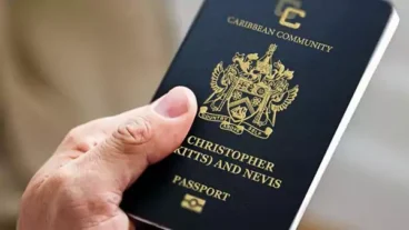 St. Kitts - Nevis Biometric Passport.