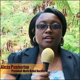Nevis Renal Care President - Alexa Pemberton