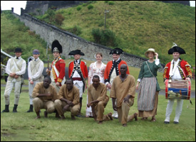 Renactment Artists At Brimstone Hill Fortress
