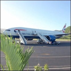 British Airways Plane In St. Kitts