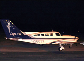 Cape Air Plane on Nevis Runway