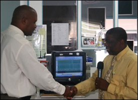 Dr. Cardell Rawlins and Elvin Bailey