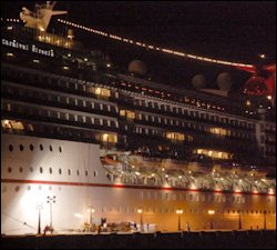 Carnival Miracle Undergoes Repairs In St. Kitts