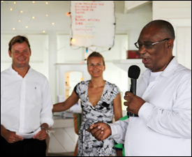 Christian and Hedda Weinpahl with Premier Parry