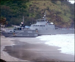 Coast Guard Cutter - The Stalwart - Beached