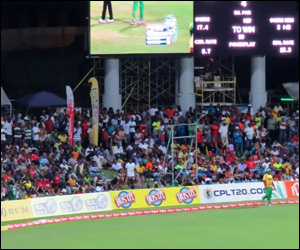 Fans In St. Kitts Watch Cricket Match Fans In St. Kitts Watch Cricket Match