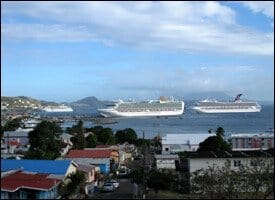 Cruise Ships At Port Zante - St. Kitts