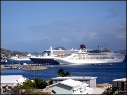 Cruise Ships Docked In Saint Kitts - Nevis