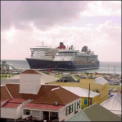 Cruise Ships Berthed At Port Zante - St. Kitts