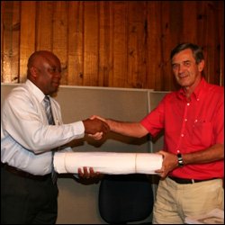 Minister Daniel Receives Designs