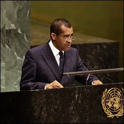 Delano Bart Speaking At The United Nations