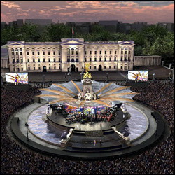 The Stage Is Set For The Diamond Jubilee Concert