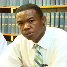 Nevis' Junior Minister of Trade - Dwight Cozier