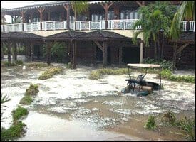 Hurricane Omar Damage To The Four Seasons Resort