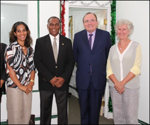 Premier Amory and Ambassador La Moussaye