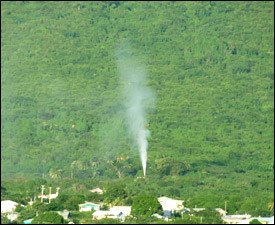 Geothermal Drill Site On Nevis